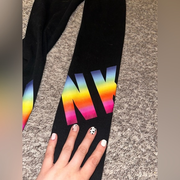 Victoria’s Secret PINK! Rare Multi-Colored Yoga Pant Leggings HTF - Picture 3 of 6